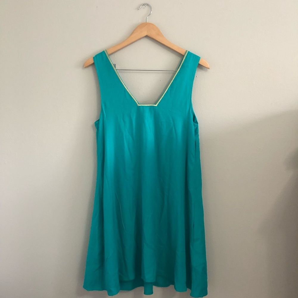 NWOT Lilly Pulitzer Owen Trapeze Dress Agate Green - Picture 7 of 8
